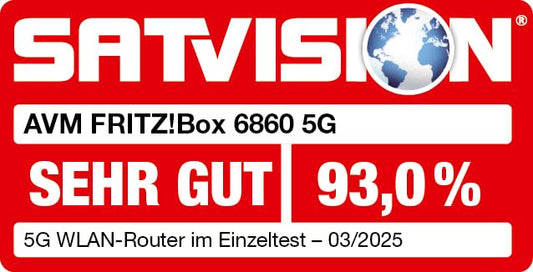 FRITZ!Box 6860 5G – Router mit Wi-Fi 6, PoE+, DECT