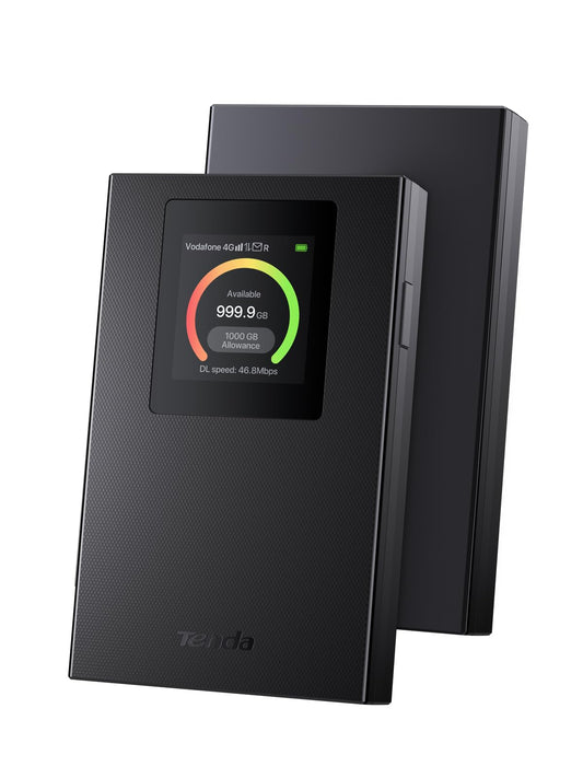 Tenda Mobiler WLAN-Router – Wi-Fi 6, 2100 mAh Akku, 4G Hotspot, USB-C