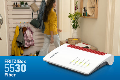 FRITZ!Box 5530 Fiber – Wi-Fi 6 Router, 3 Gbit/s, 2,5-Gigabit-LAN