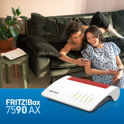 FRITZ!Box 7590 AX Exclusive Edition – Wi-Fi 6 DSL-Router + USB-Stick